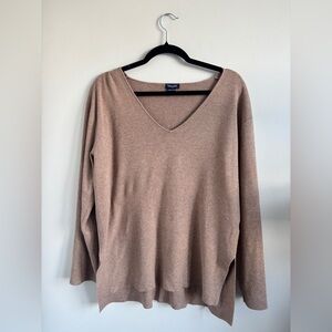 Splendid Brown V-Neck Sweater